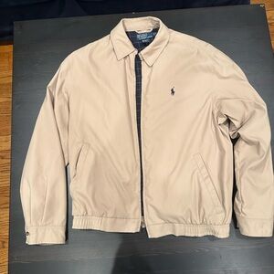Polo by Ralph Lauren Harrington Jacket Beige Khaki Medium